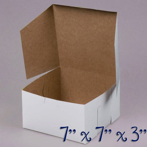 1 x Flat Folding Box 7 x 7 x 3 Inch