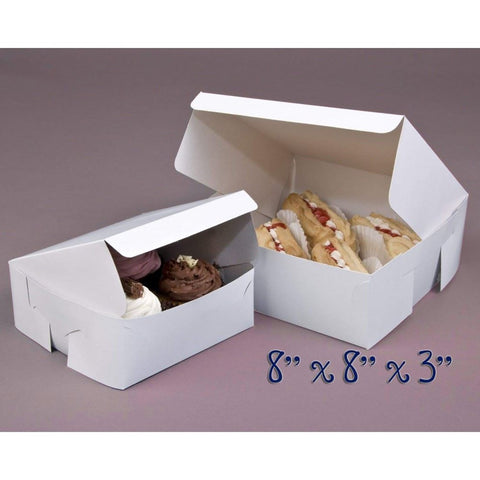 1 x Flat Folding Box 8 x 8 x 3 Inch