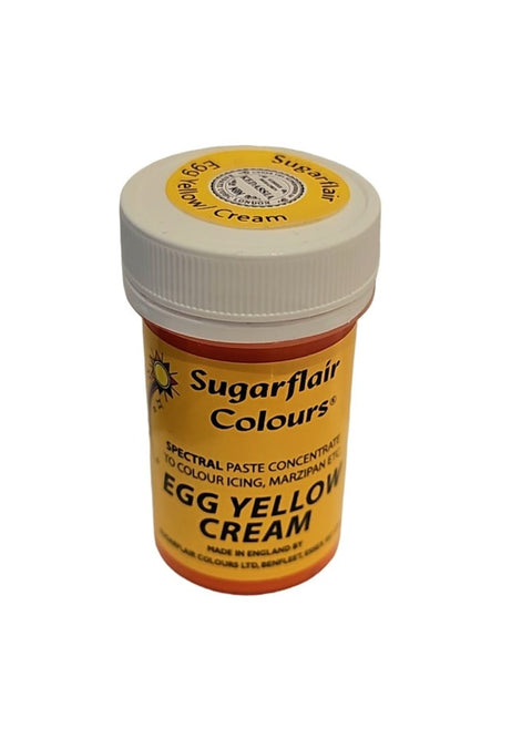 Sugarflair Spectral Paste Colour - Egg Yellow/Cream 25g