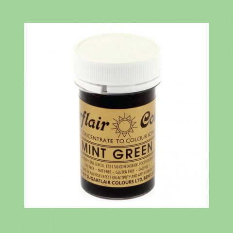 Sugarflair Spectral Paste Colour - Mint Green 25g []