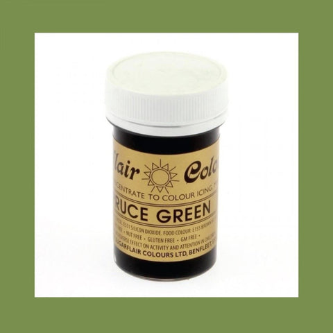 Sugarflair Spectral Paste Colour - Spruce Green 25g []