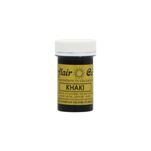 Sugarflair Spectral Paste Colour - Khaki 25g []