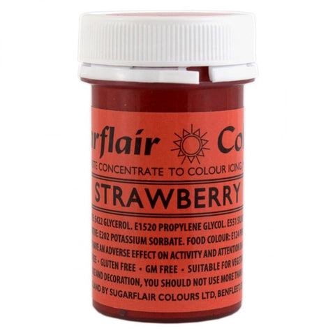 Sugarflair Spectral Paste Colour - Strawberry 25g []