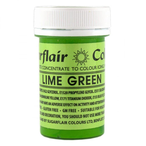 Sugarflair Spectral Paste Colour - Lime Green 25g []