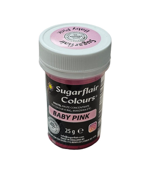 Sugarflair Pastel Paste Colour - Baby Pink 25g []