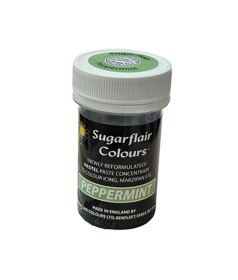 Sugarflair Pastel Paste Colour - Peppermint 25g []