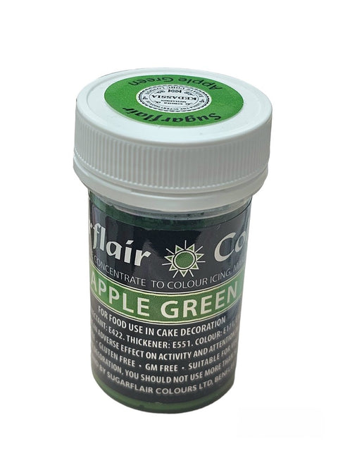 Sugarflair Pastel Paste Colour - Apple Green 25g []