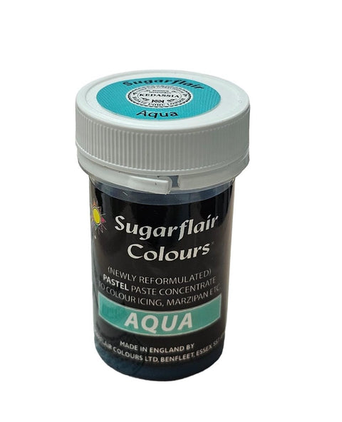 Sugarflair Pastel Paste Colour - Aqua 25g