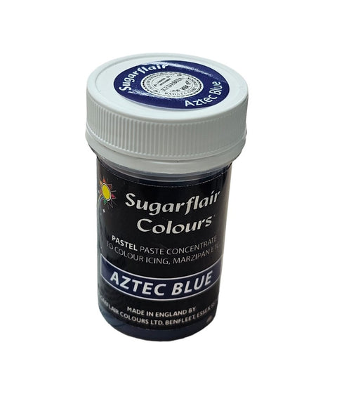 Sugarflair Pastel Paste Colour - Aztec Blue 25g []