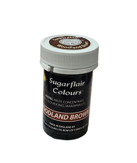 Sugarflair Pastel Paste Colour - Woodland Brown 25g