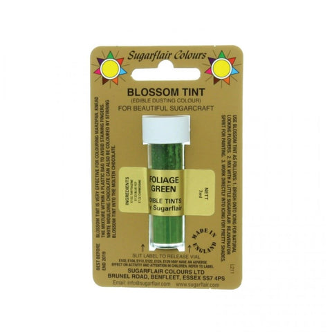 Sugarflair Blossom Tint Dusting Colour - Foliage Green 7ml []