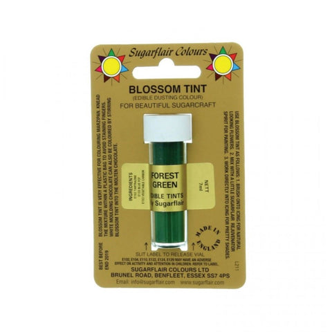 Sugarflair Blossom Tint Dusting Colour - Forest Green 7ml