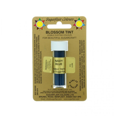 Sugarflair Blossom Tint Dusting Colour - Navy Blue 7ml []