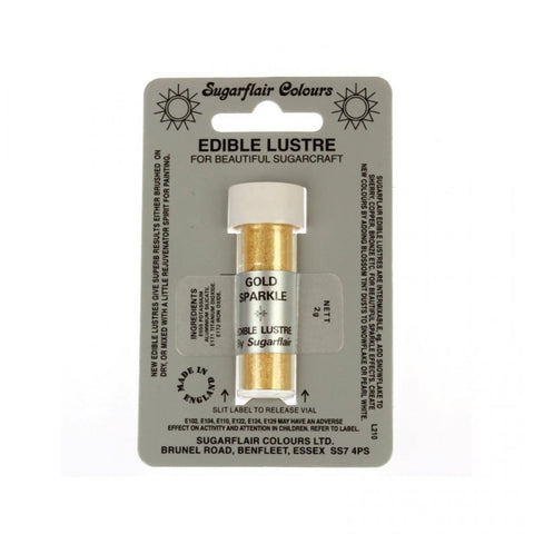 Sugarflair Edible Lustre - Gold Sparkle 2g []