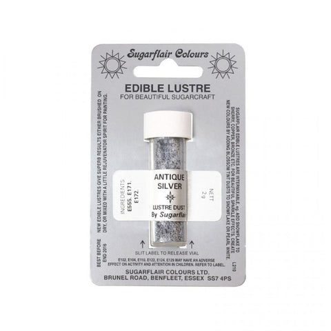 Sugarflair Edible Lustre - Antique Silver 2g []