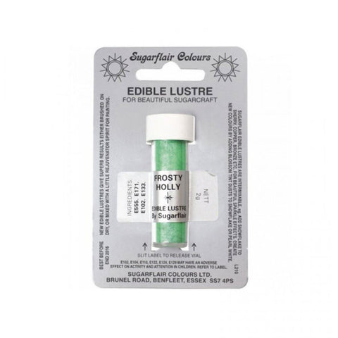 Sugarflair Edible Lustre - Frosty Holly 2g []