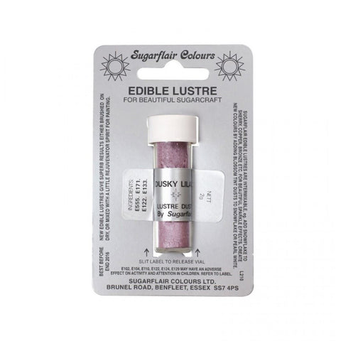 Sugarflair Edible Lustre - Dusky Lilac 2g []