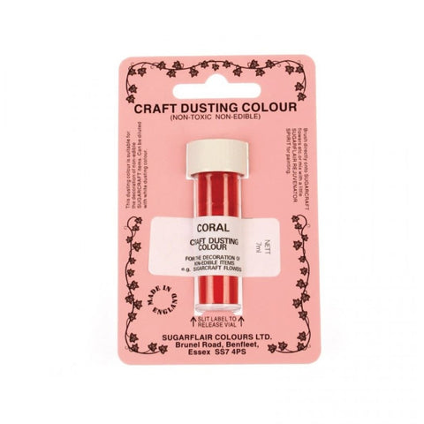 Sugarflair Craft Dusting Colour - Coral 7ml []