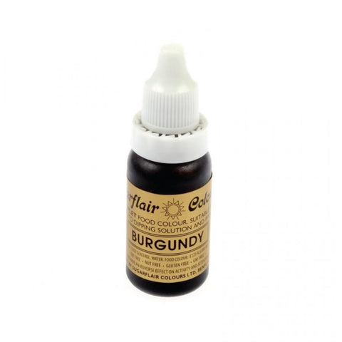 Sugarflair Edible Droplet Paint - Burgundy 14ml