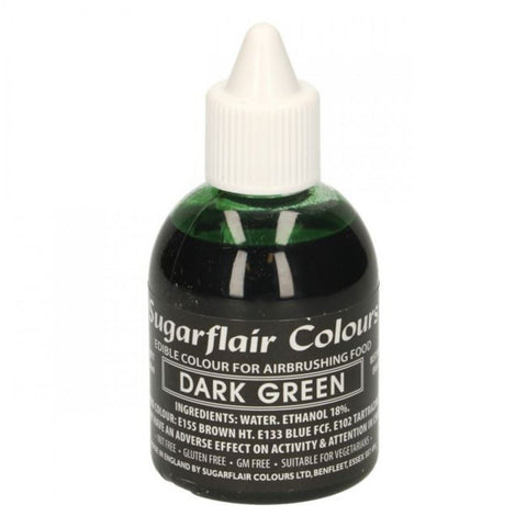 Sugarflair Spectral Paste Dark Green 60ml  – Vibrant, Highly Concentrated Gel Food Colouring for Cake Decorating | Perfect for Buttercream, Fondant, Chocolate  |Vegan-Friendly