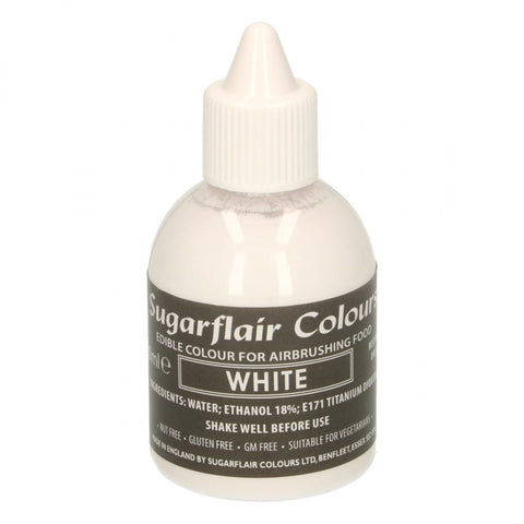 Sugarflair Spectral Paste White 60ml – Vibrant, Highly Concentrated Gel Food Colouring for Cake Decorating | Perfect for Buttercream, Fondant, Chocolate  |Vegan-Friendly