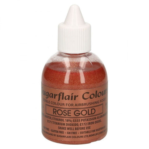 Sugarflair Glitter Airbrush - Rose Gold 60ml []