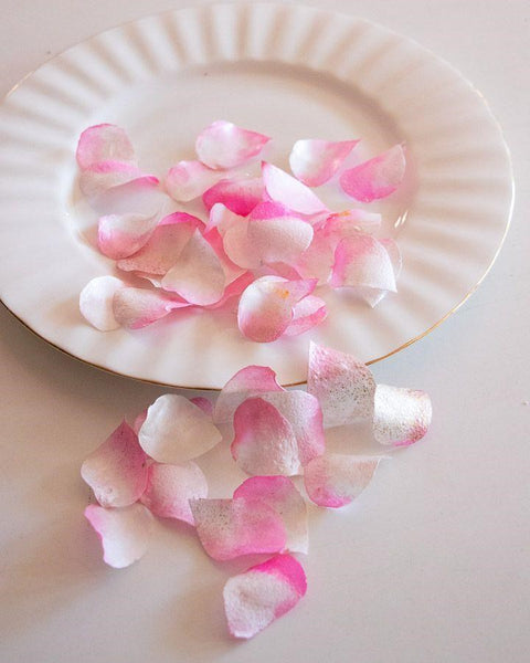 Crystal Candy Rose Petals - Baby Pink & White 10g