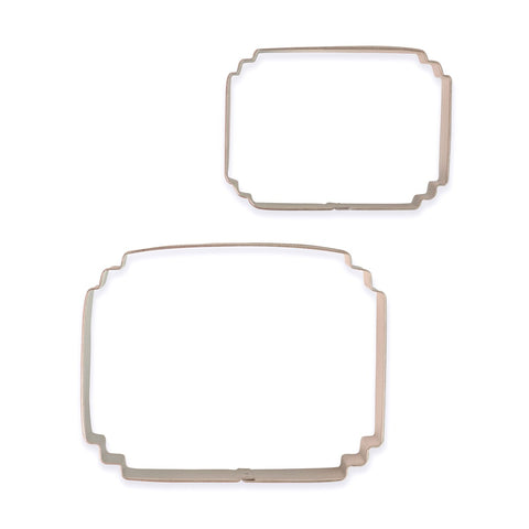 Cookie & Cake Plaque Cutter Style 7 Set of 2