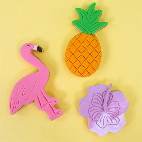 TROPICAL COOKIE CUTTER SET OF 3