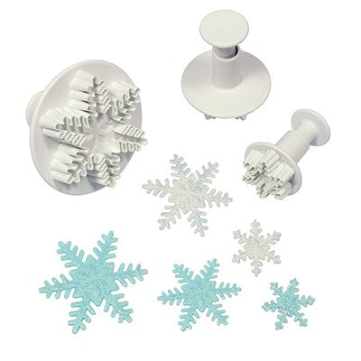 Snowflake Plunger Cutter Set 3