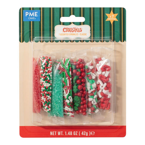 Assorted Classic Sprinkles - 7 Pack (42g / 1.48oz)