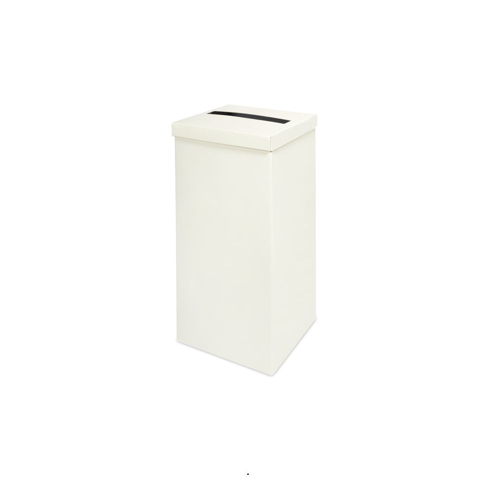 Square Post Boxes IVORY SILK SQUARE POST BOX WITH LID – SUGARSHACK