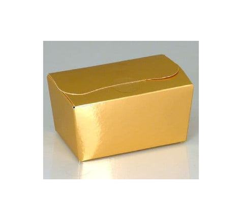 250g Matte Gold Ballotin Boxes (Pack of 5)