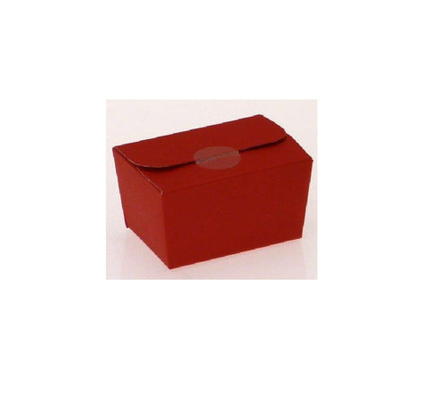 250g Warm Red Ballotin Box (Pack of 5)