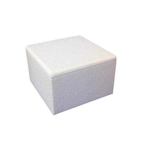 16" Square Bevelled Edge Cake Dummy - 5" Deep