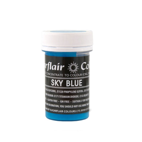 Sugarflair Pastel Concentrated Colour 400g - Sky Blue - SUGARSHACK