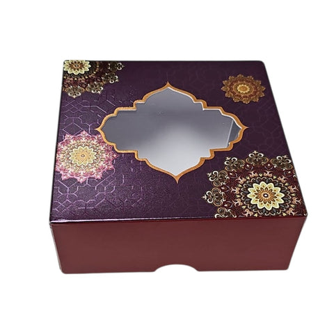 4x4x2" Sweet Box, 125g, 10 Pack - Purple