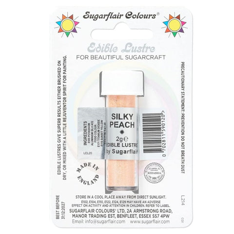 Sugarflair Edible Lustre - Silky Peach 2g