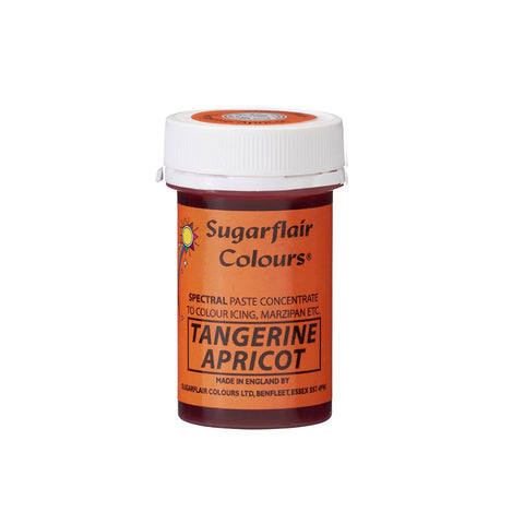Sugarflair Spectral Paste Colour Tangerine/Apricot 25g - SUGARSHACK
