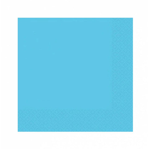 Terrific Teal Lunch Napkins (Pack of 50)