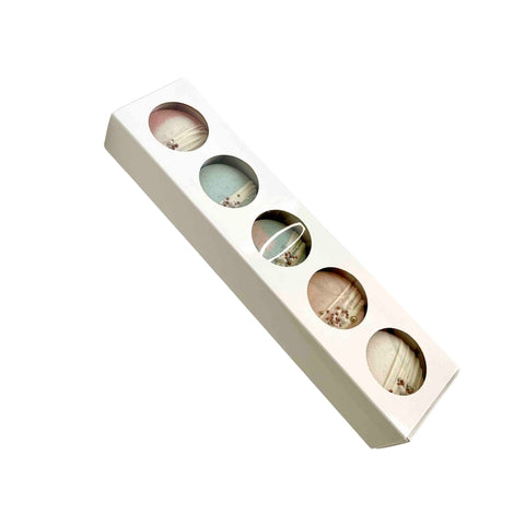 Small Sweet / Treat Box, Holds 5 - White