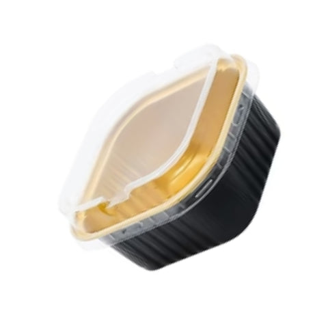 Dome lid for 125ml/175ml Black N Gold Baking Cups 90x90mm 1x50