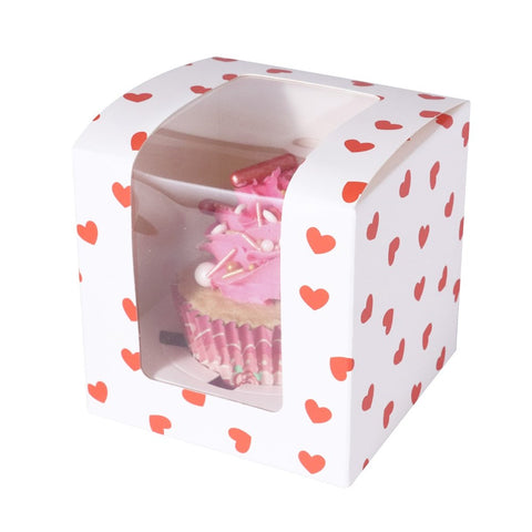 Valentines Treat Boxes - Love Hearts (Pack of 4)