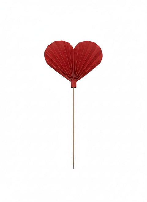 Red Heart Fans - Pack of 3