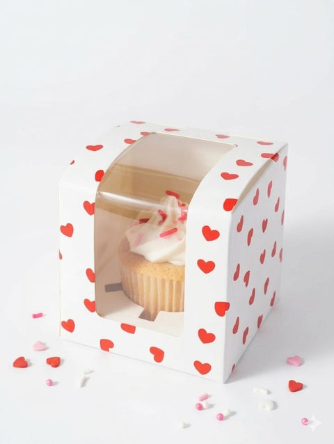Valentines Treat Boxes - Love Hearts (Pack of 4)
