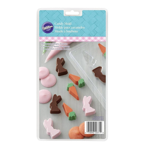 Wilton Candy Mould Mini Bunny & Carrot