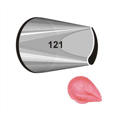 Wilton Lrg Petal Tip/Nozzle # 121 (XNZ121) (NZ121) - Limited Stock