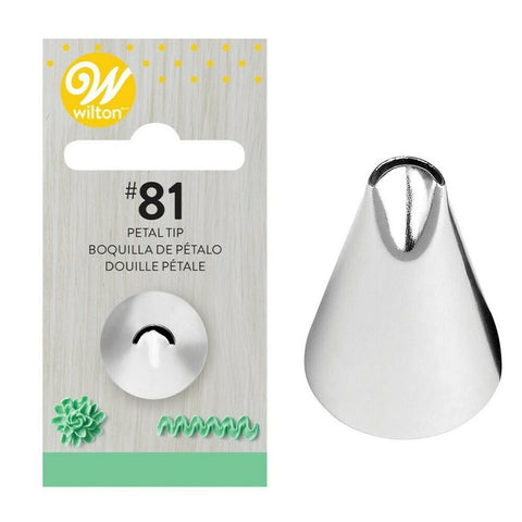 Wilton Specialty Decorating Tip/Nozzle No. 81 - Stainless Steel - Special Order