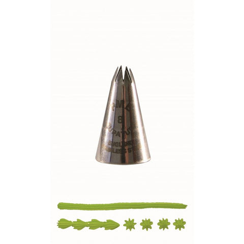 Uncarded Star Tip/Nozzle No. 8 - Limited Stock