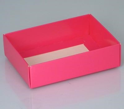 6 Chocolate Pink Folding Base & LID110x80x30mm